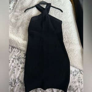 Babaton Sculpt Knit Criss Cross dress